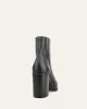 LUNA HIGH ANKLE BOOTS BLACK LEATHER sold by Jo Mercer