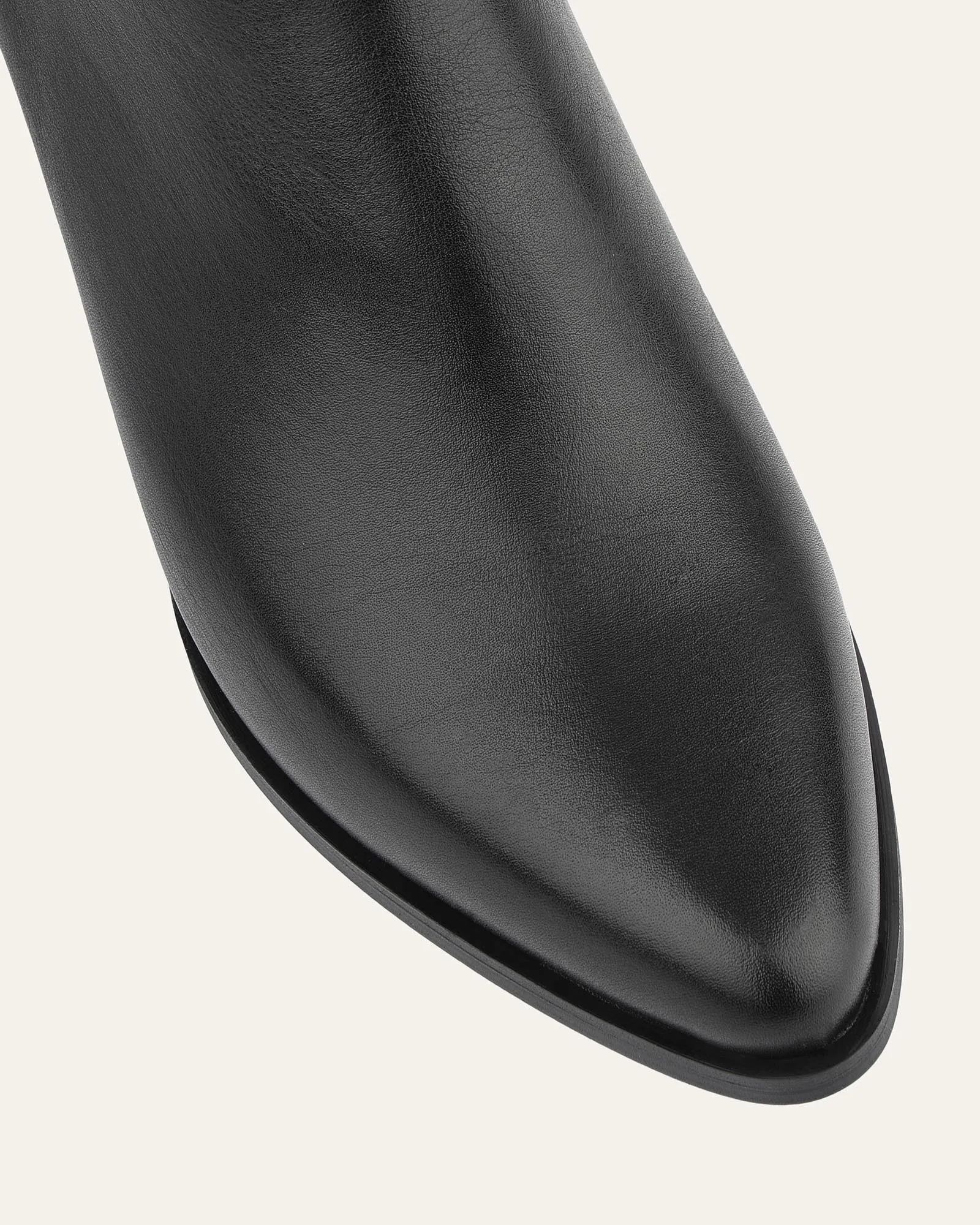 LUNA HIGH ANKLE BOOTS BLACK LEATHER sold by Jo Mercer product image thumbnail 3