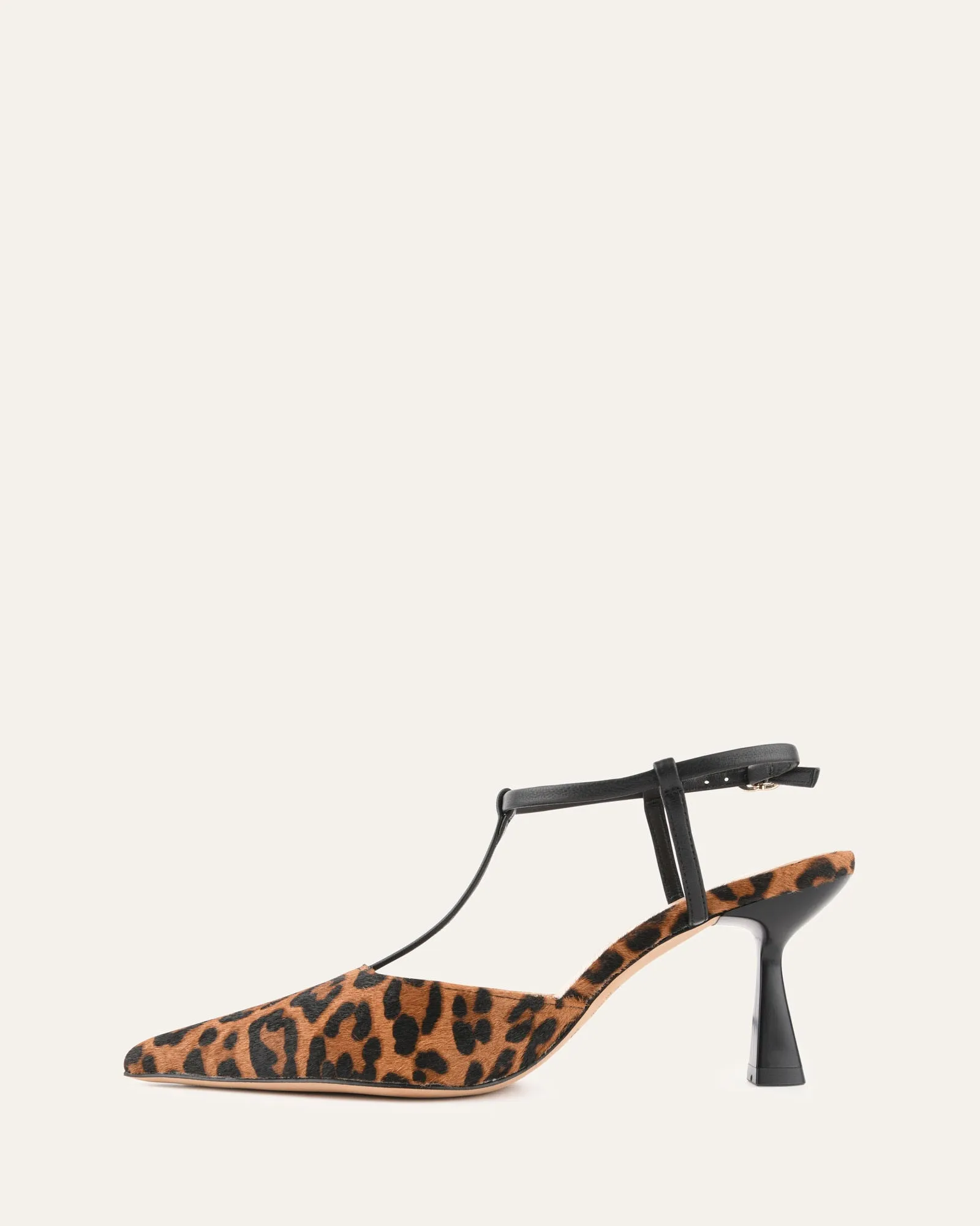 YULA MID HEELS LEOPARD HAIR ON LEATHER sold by Jo Mercer product image thumbnail 5