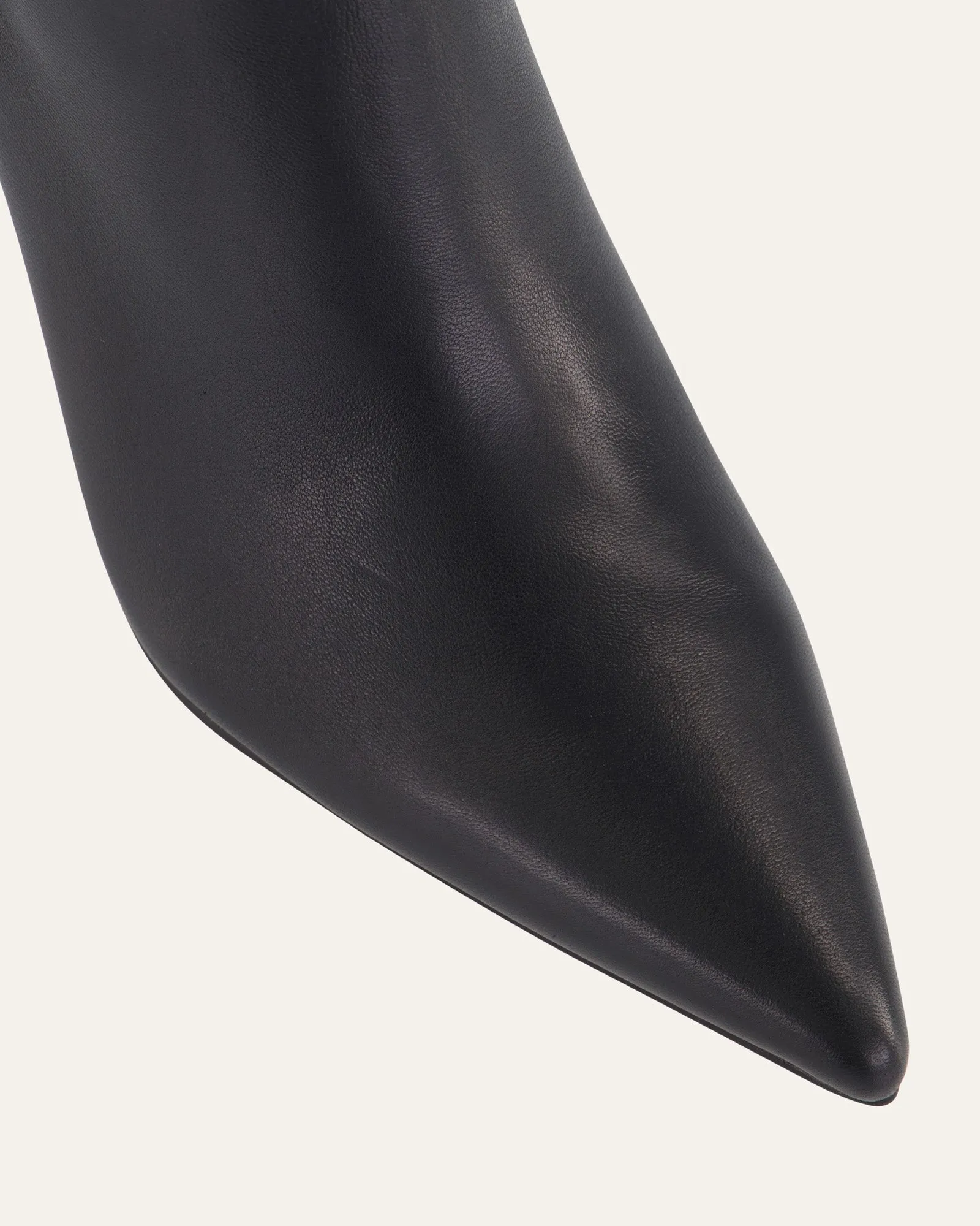 LOTTIE HIGH ANKLE BOOTS BLACK LEATHER sold by Jo Mercer product image thumbnail 3