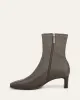QUINCE MID ANKLE BOOTS DARK OLIVE LEATHER sold by Jo Mercer
