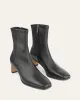QUINCE MID ANKLE BOOTS BLACK LEATHER sold by Jo Mercer