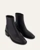 MASON FLAT ANKLE BOOTS BLACK LEATHER sold by Jo Mercer