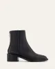 MASON FLAT ANKLE BOOTS BLACK LEATHER sold by Jo Mercer