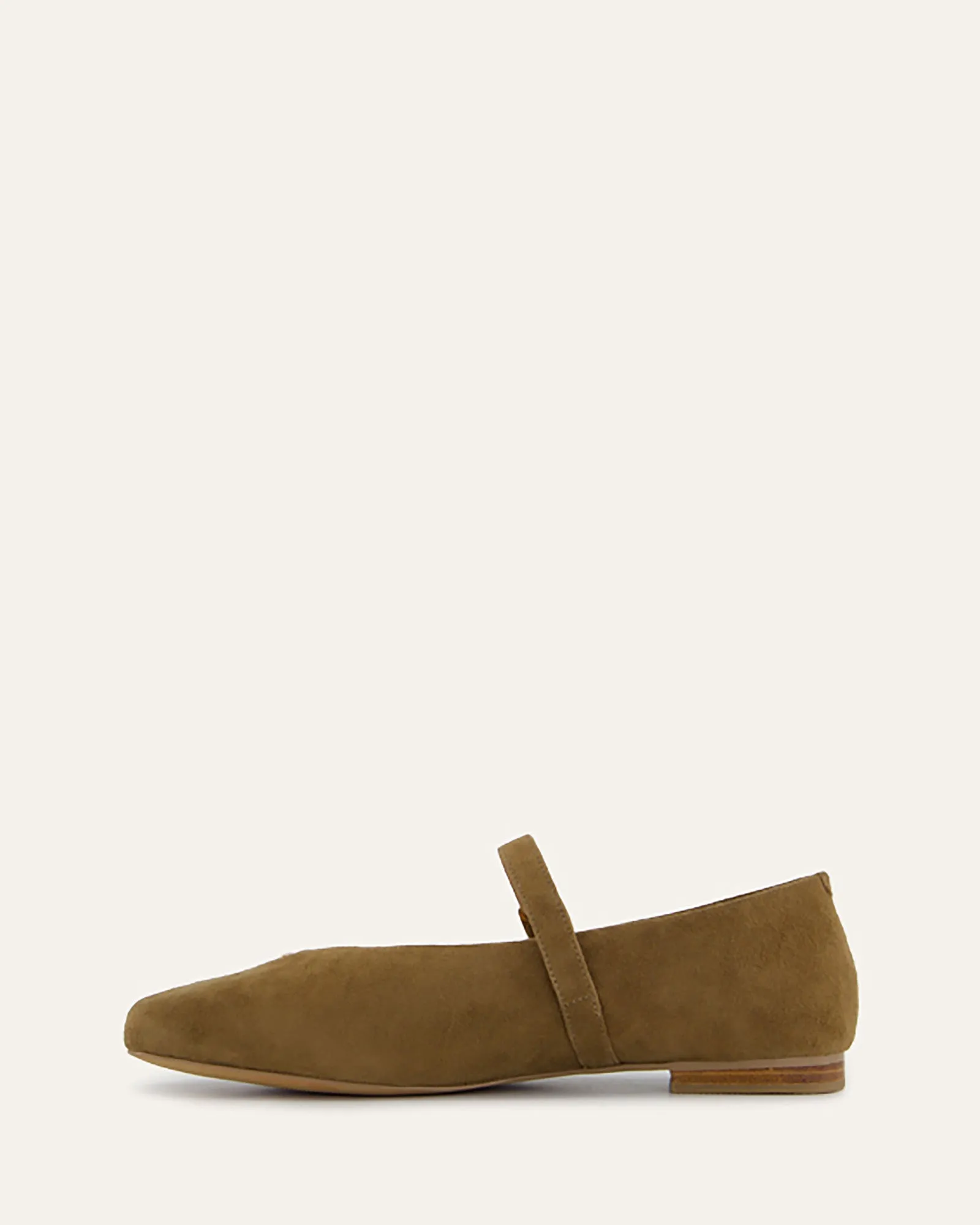 APRIL CASUAL FLATS BARK SUEDE sold by Jo Mercer product image thumbnail 5