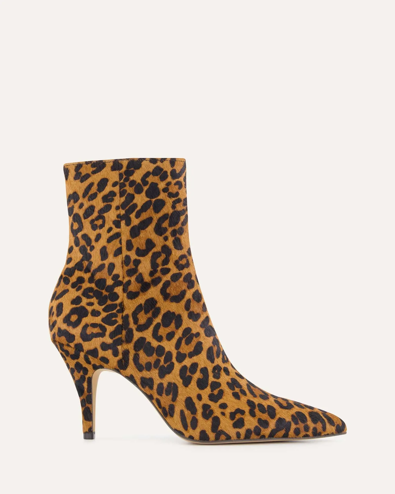 LOTTIE HIGH ANKLE BOOTS LEOPARD PRINT LEATHER sold by Jo Mercer