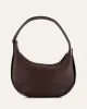 TAYA SHOULDER BAG BITTER CHOC LEATHER sold by Jo Mercer