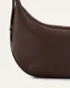 TAYA SHOULDER BAG BITTER CHOC LEATHER sold by Jo Mercer