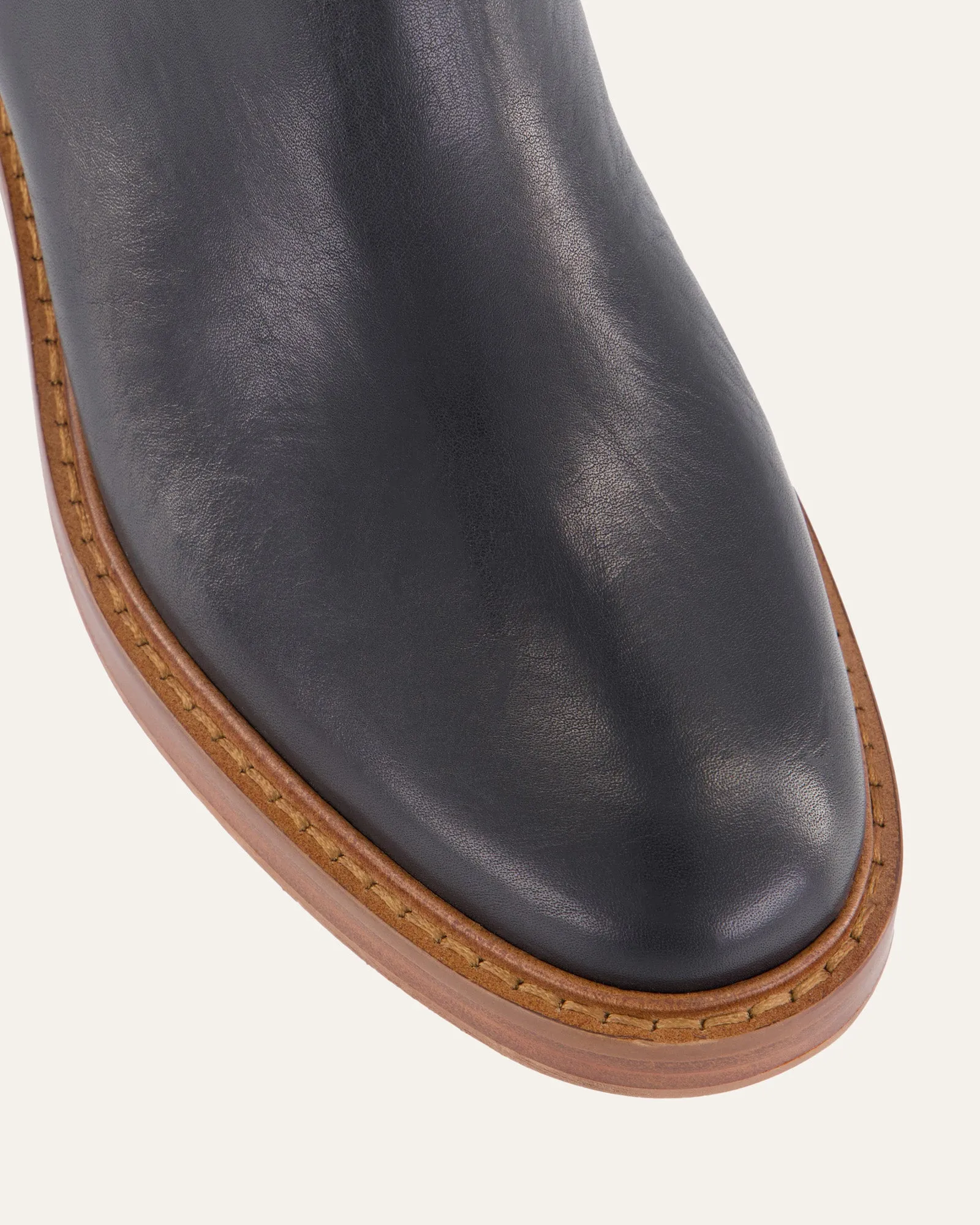 RIO KNEE BOOTS BLACK LEATHER sold by Jo Mercer product image thumbnail 3