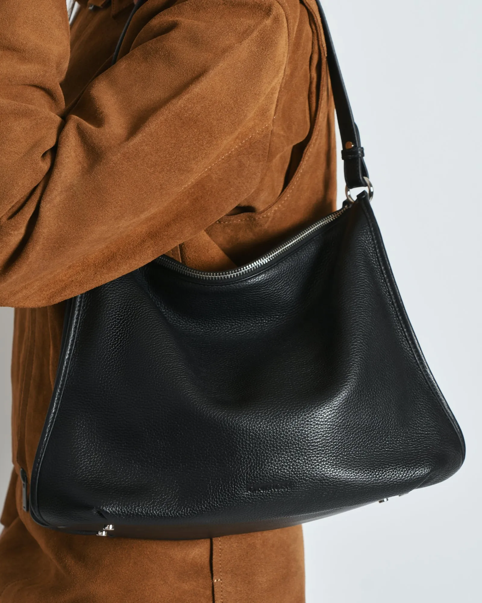 GRAYSON TOTE BAG BLACK LEATHER sold by Jo Mercer product image thumbnail 2