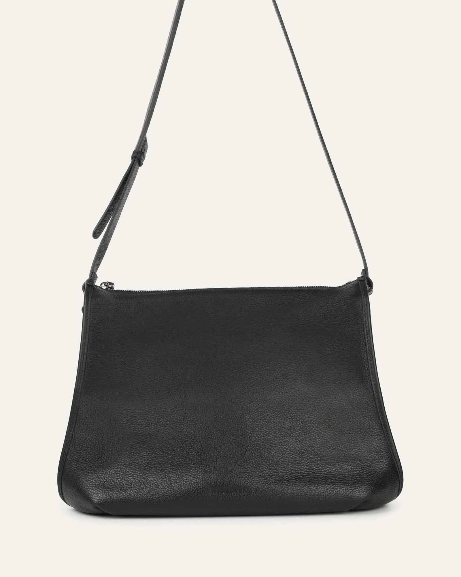 GRAYSON TOTE BAG BLACK LEATHER sold by Jo Mercer product image thumbnail 4
