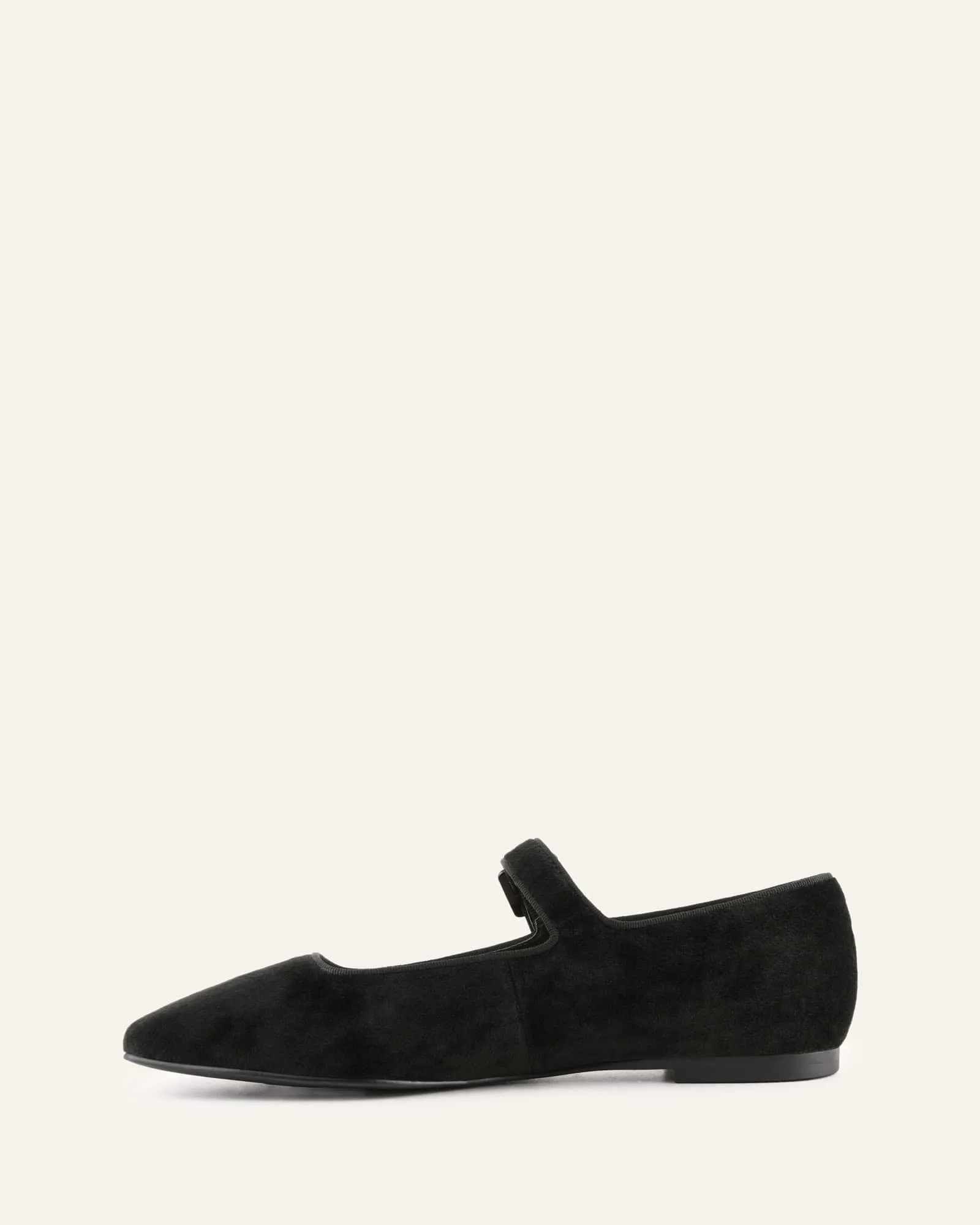 SERAFINA CASUAL FLATS BLACK VELVET sold by Jo Mercer product image thumbnail 4