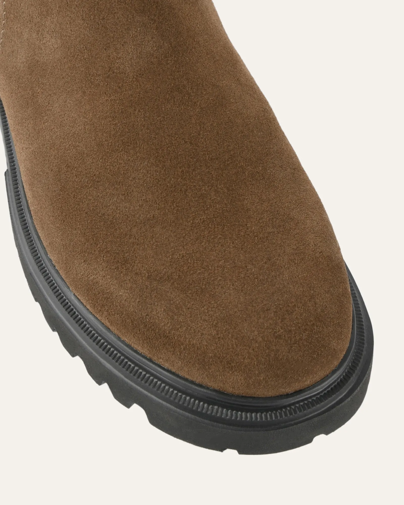 ELLIOT FLAT ANKLE BOOTS BARK SUEDE sold by Jo Mercer product image thumbnail 3