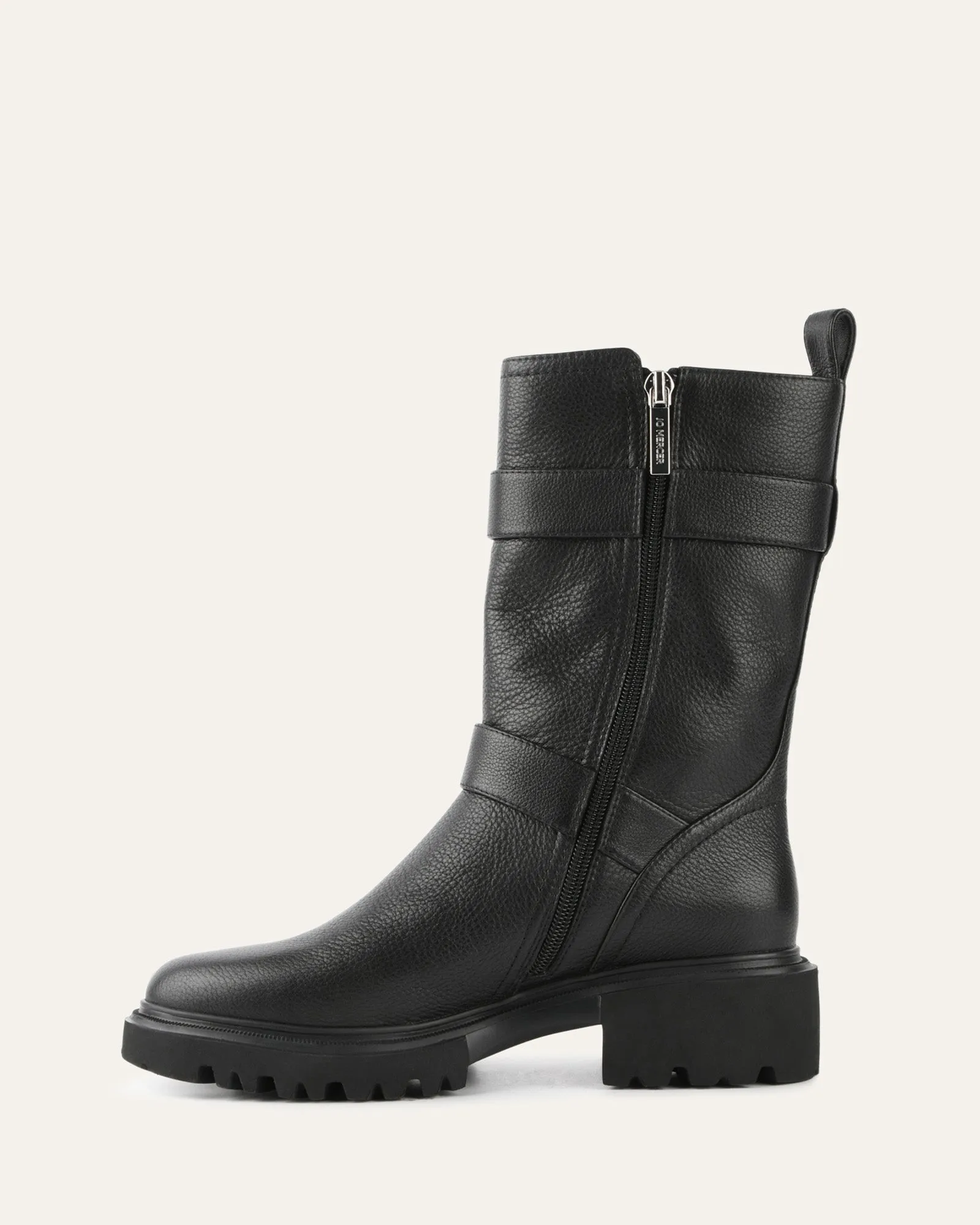 ELLIOT FLAT ANKLE BOOTS BLACK LEATHER sold by Jo Mercer product image thumbnail 5