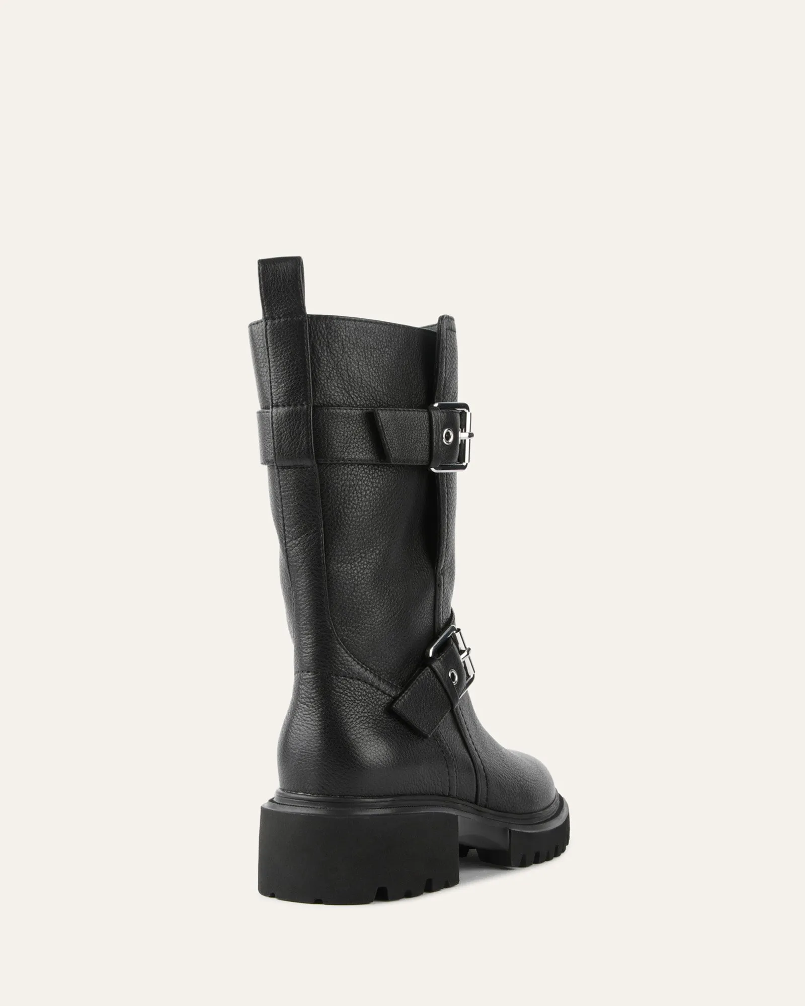 ELLIOT FLAT ANKLE BOOTS BLACK LEATHER sold by Jo Mercer product image thumbnail 4