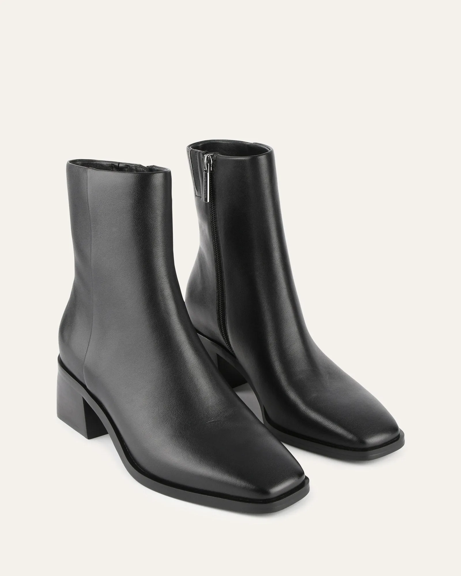 QUADE MID ANKLE BOOTS BLACK LEATHER sold by Jo Mercer product image thumbnail 2