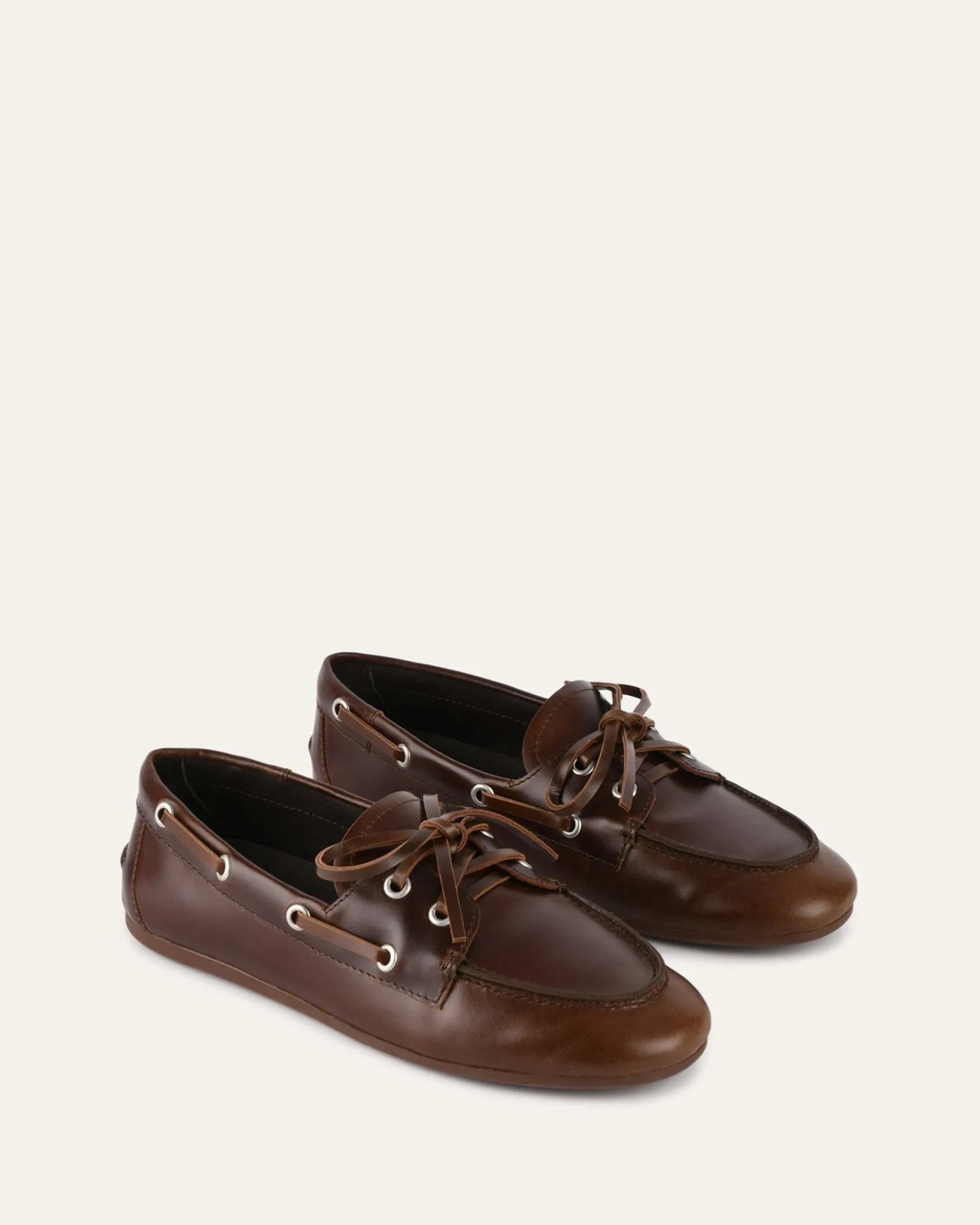 HELM LOAFERS PECAN WAXED LEATHER sold by Jo Mercer product image thumbnail 3