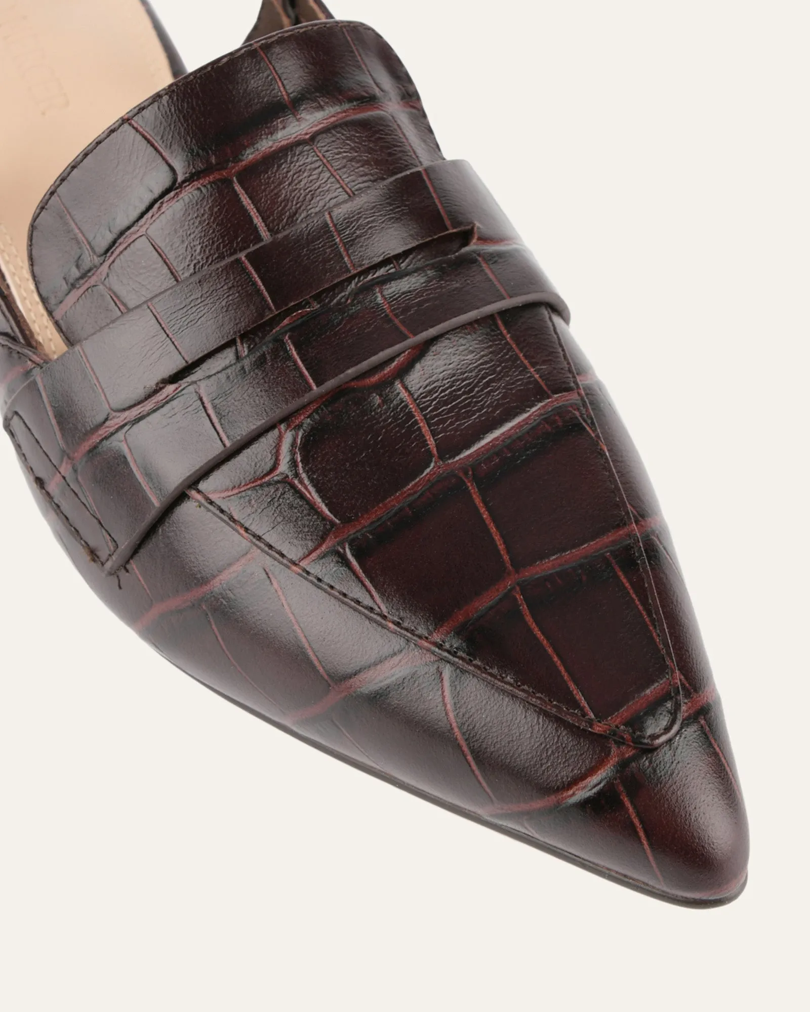 ELOISE DRESS FLATS CHOCOLATE CROC sold by Jo Mercer product image thumbnail 4