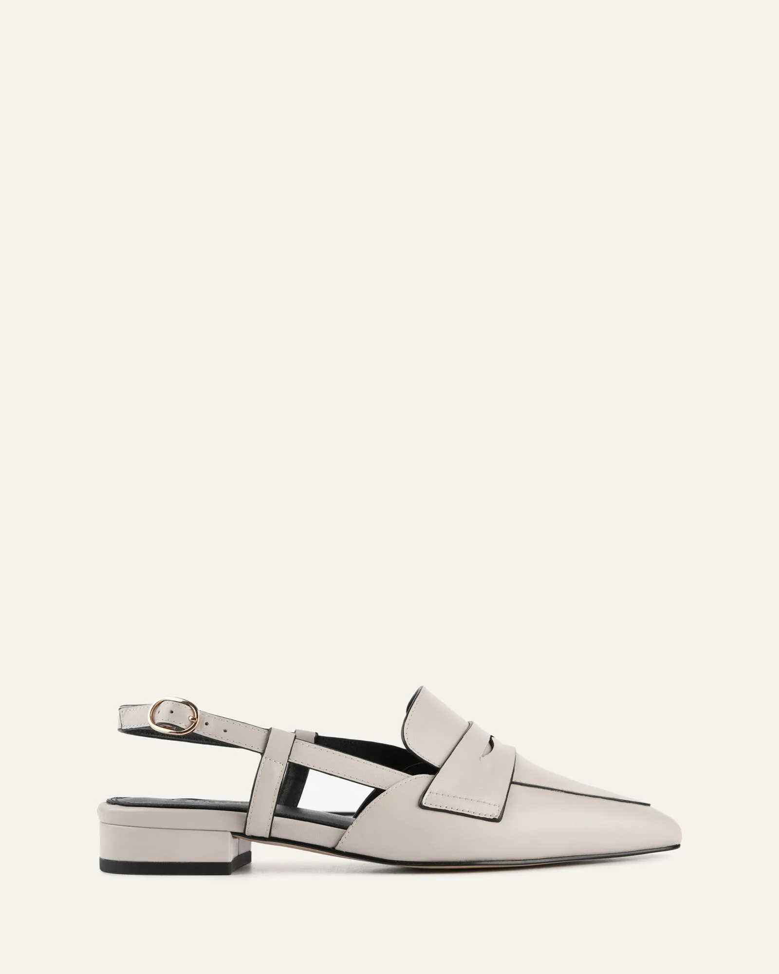 ELOISE DRESS FLATS BONE LEATHER sold by Jo Mercer