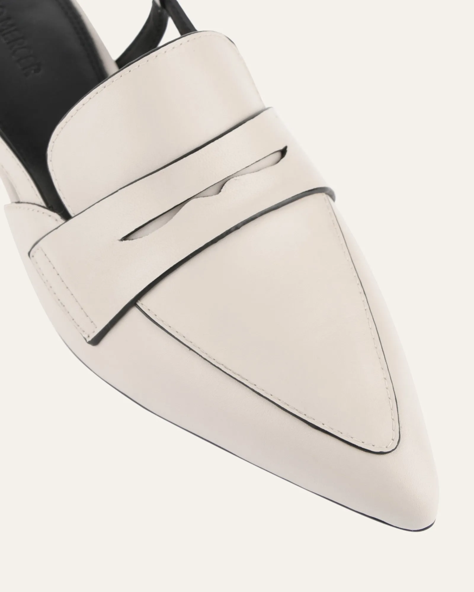 ELOISE DRESS FLATS BONE LEATHER sold by Jo Mercer product image thumbnail 4