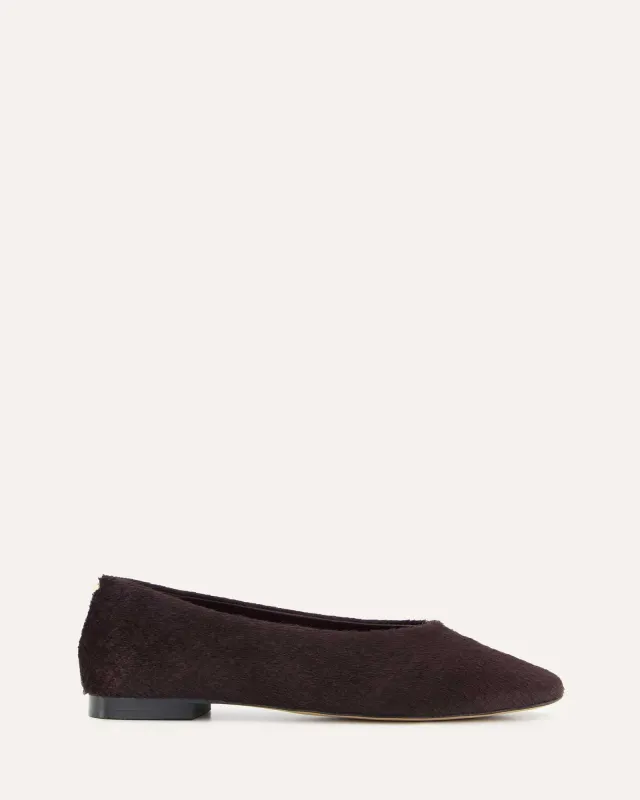 POSIE CASUAL FLATS MERLOT LEATHER sold by Jo Mercer