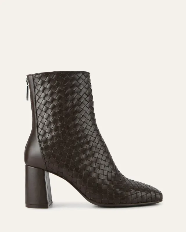 NOLA MID ANKLE BOOTS CACAO LEATHER sold by Jo Mercer