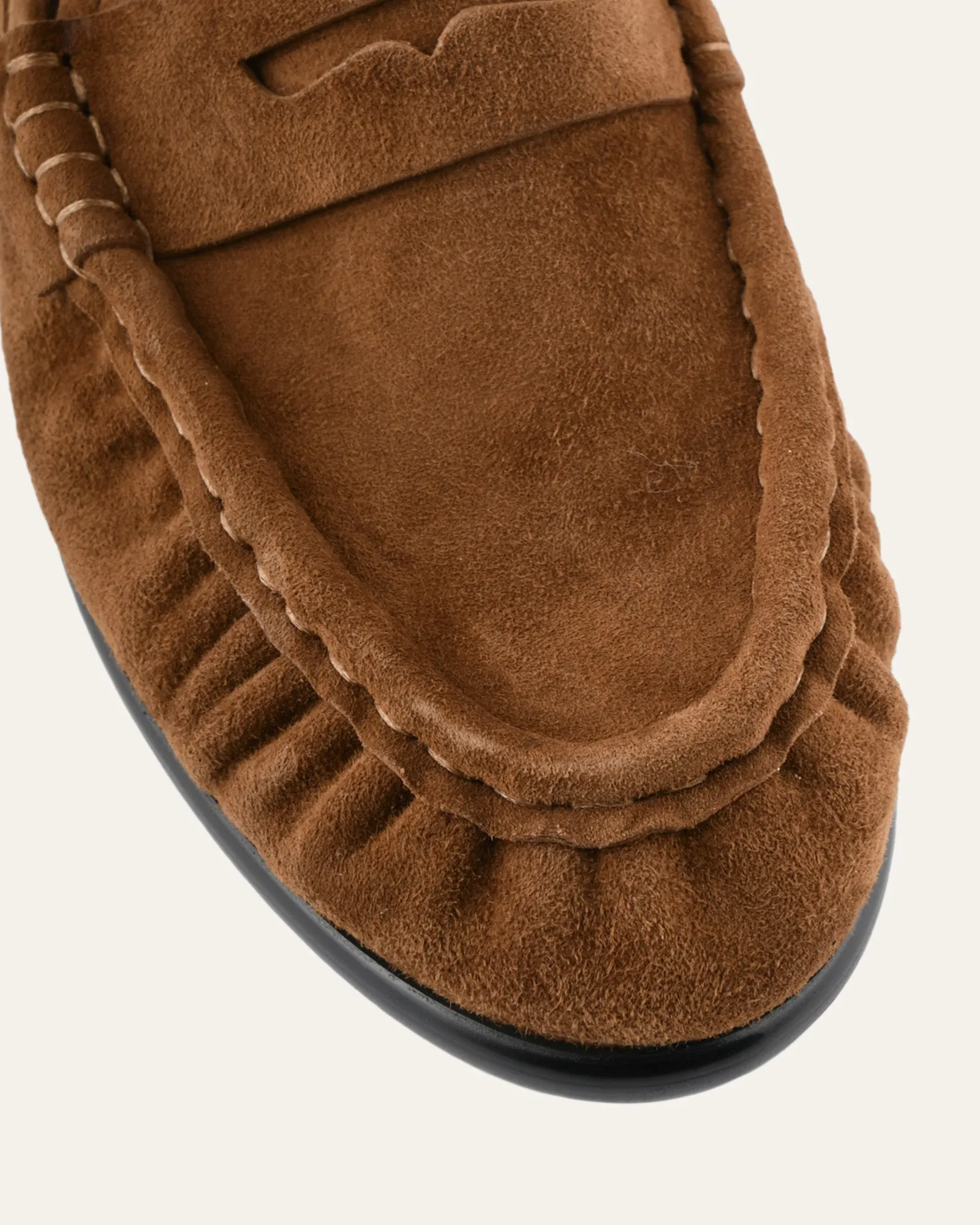MYRTLE LOAFERS BISCUIT SUEDE sold by Jo Mercer product image thumbnail 4