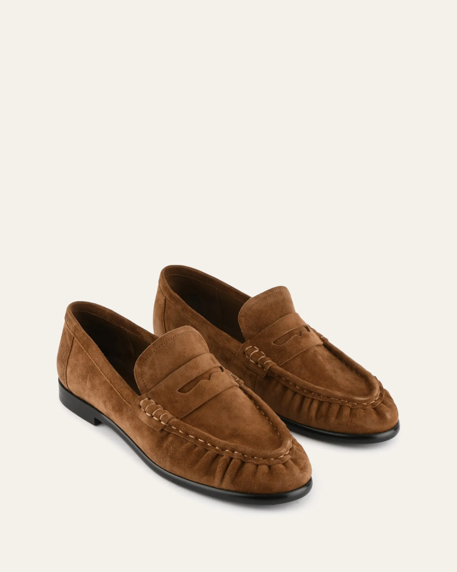 MYRTLE LOAFERS BISCUIT SUEDE sold by Jo Mercer product image thumbnail 3