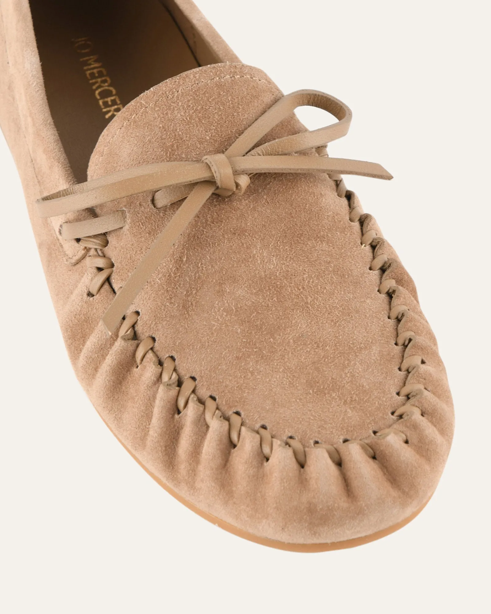 GRIFFIN LOAFERS LATTE SUEDE sold by Jo Mercer product image thumbnail 4