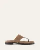 TOBY FLAT SANDALS LATTE SUEDE sold by Jo Mercer