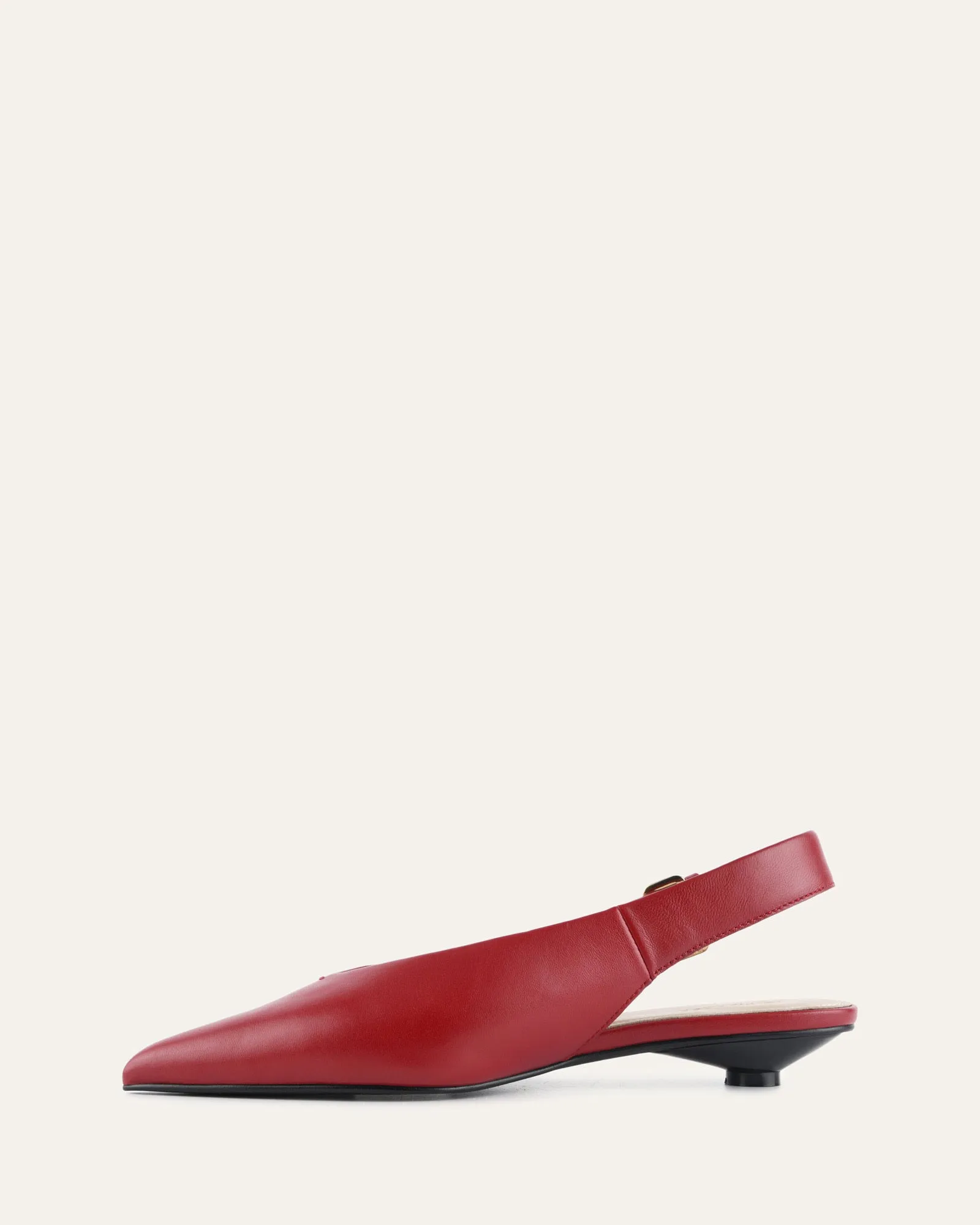 ALBIE DRESS FLATS RUBY RED LEATHER sold by Jo Mercer product image thumbnail 5
