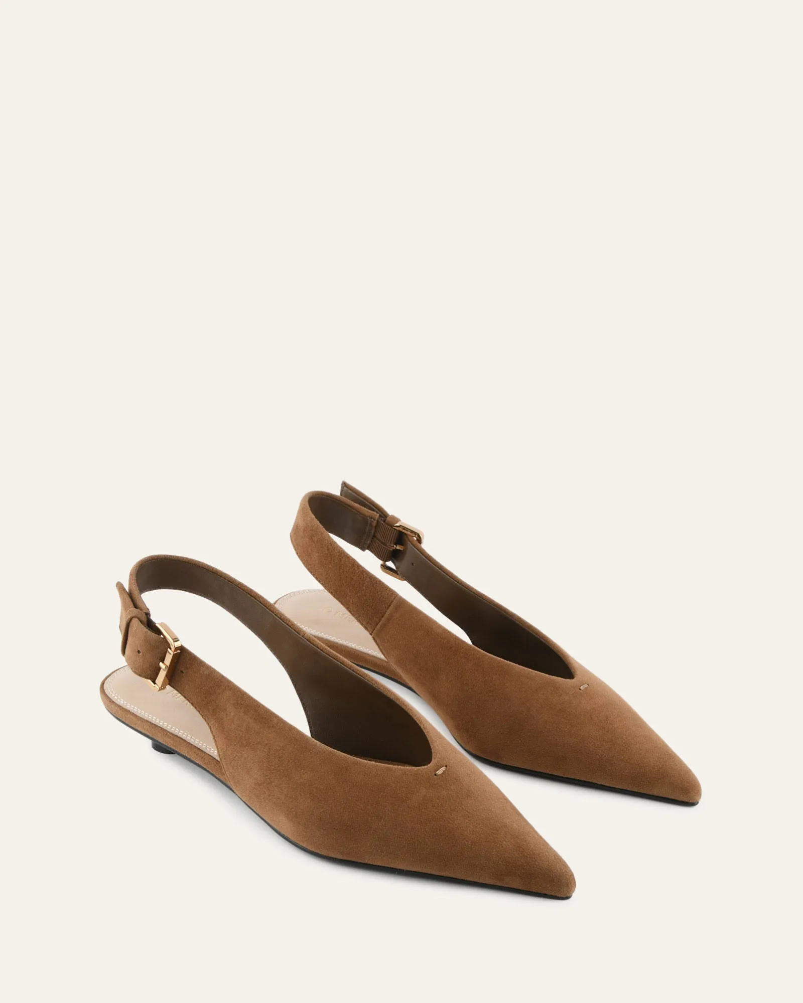 ALBIE DRESS FLATS BISCUIT SUEDE sold by Jo Mercer product image thumbnail 2