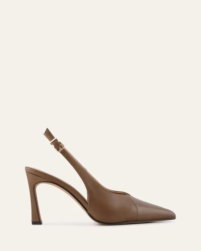 STERLING HIGH HEELS SEPIA LEATHER sold by Jo Mercer