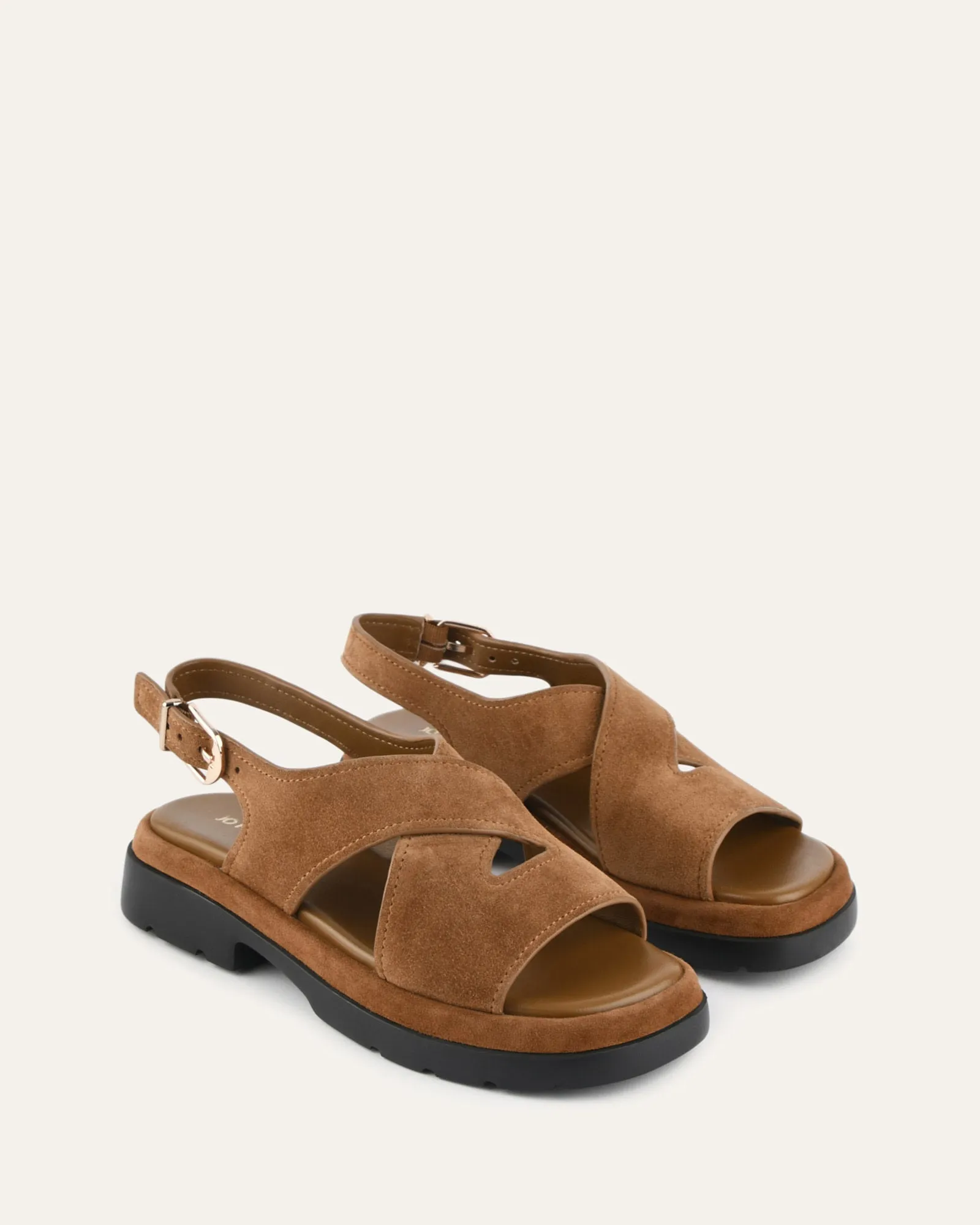 TOORAK FLAT SANDALS BISCUIT SUEDE sold by Jo Mercer product image thumbnail 2