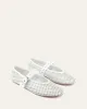 GINGER BALLET FLATS WHITE LEATHER sold by Jo Mercer