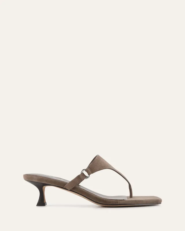 TOKEN LOW HEEL SANDALS ASH SUEDE sold by Jo Mercer