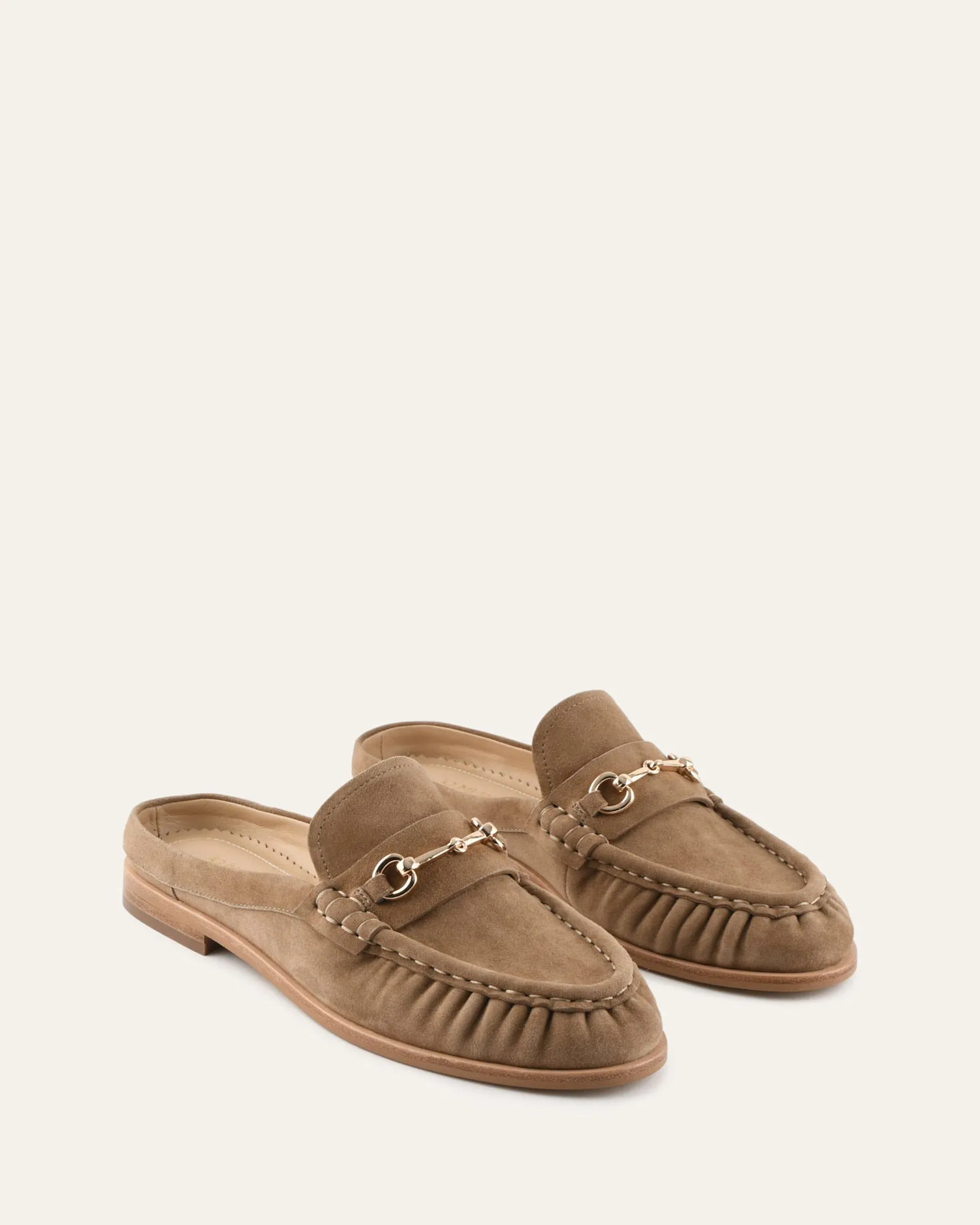 MAGGIE LOAFERS LATTE SUEDE sold by Jo Mercer product image thumbnail 2