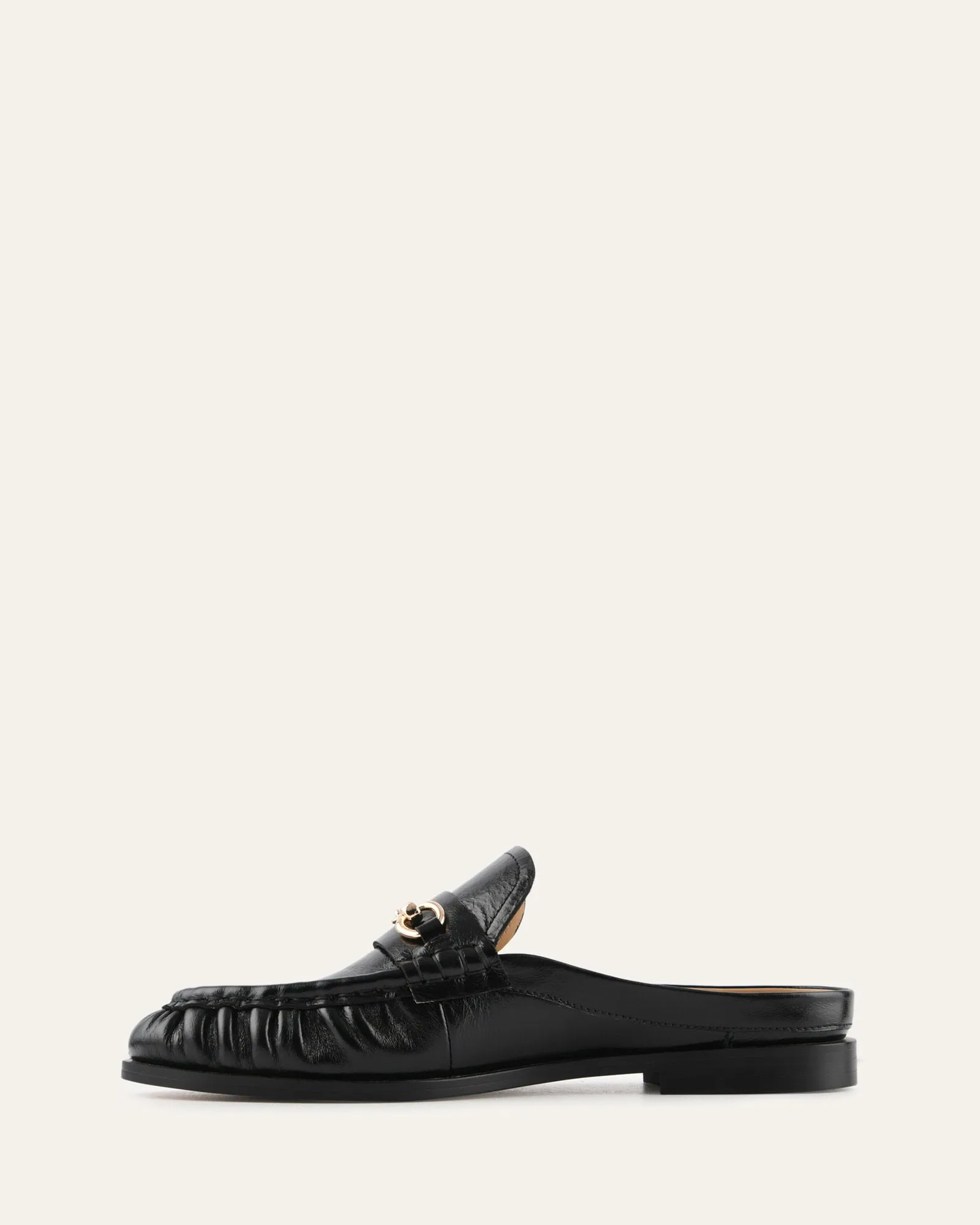 MAGGIE LOAFERS BLACK LEATHER sold by Jo Mercer product image thumbnail 5