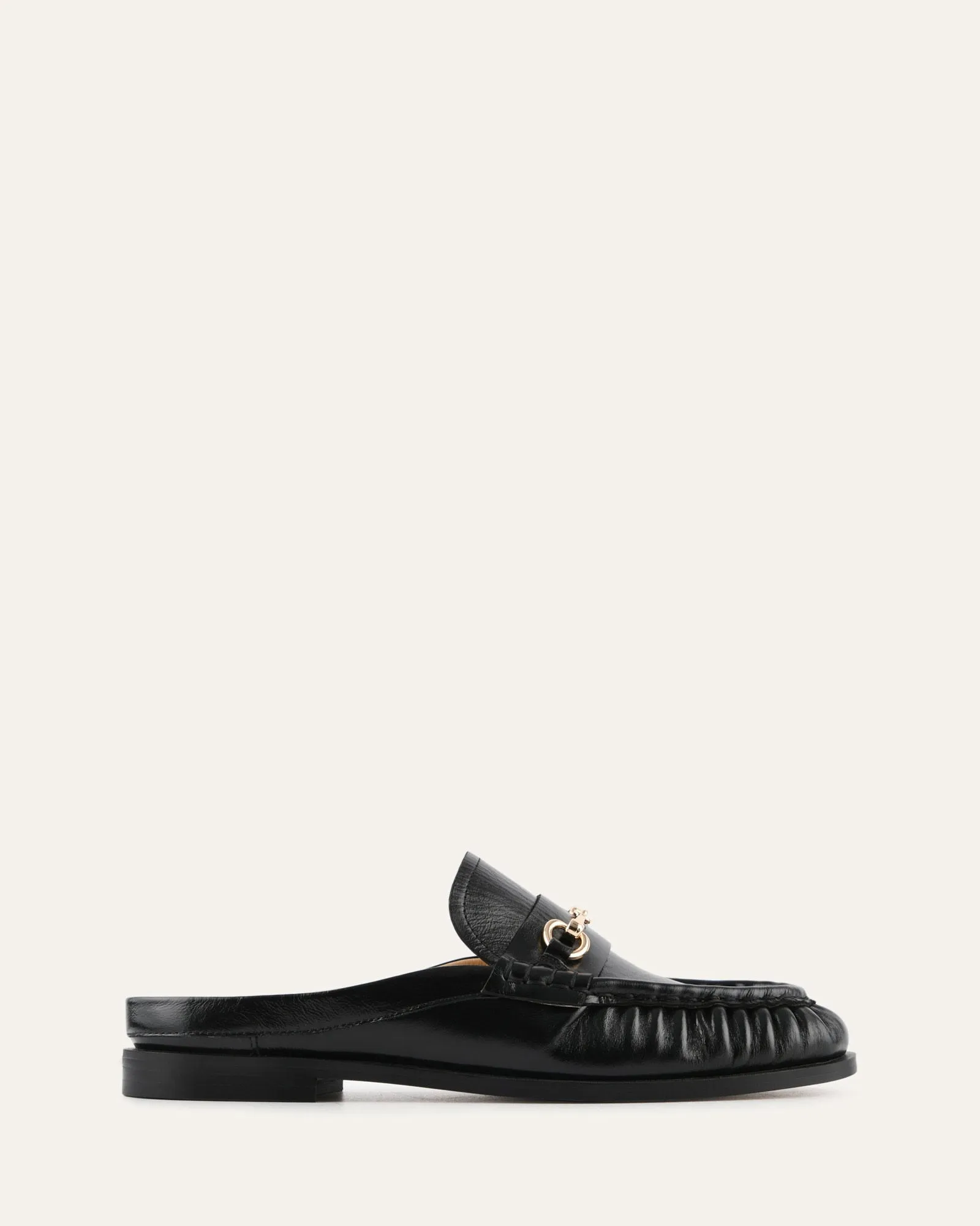 MAGGIE LOAFERS BLACK LEATHER sold by Jo Mercer