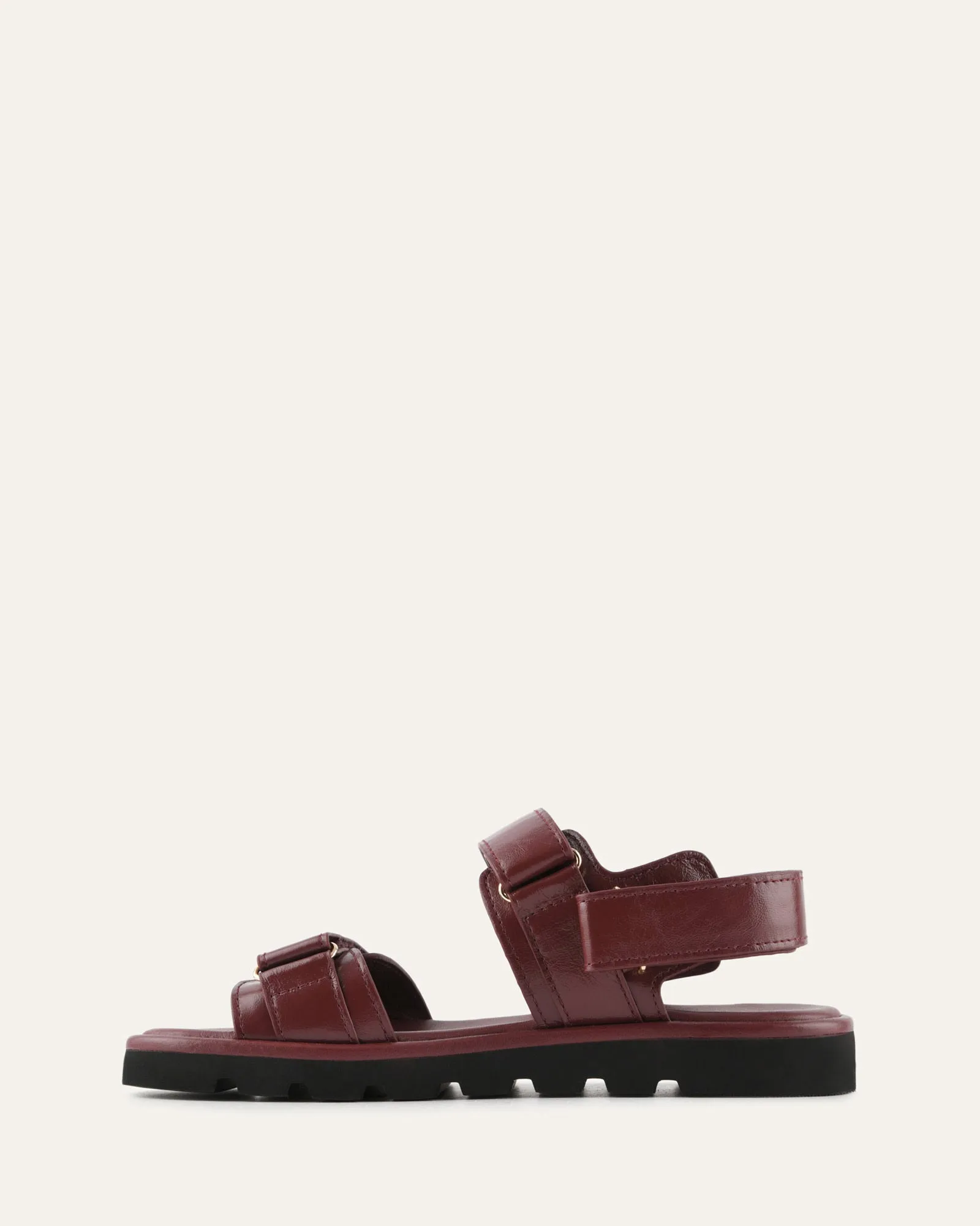 RUFUS FLAT SANDALS MULBERRY LEATHER sold by Jo Mercer product image thumbnail 5