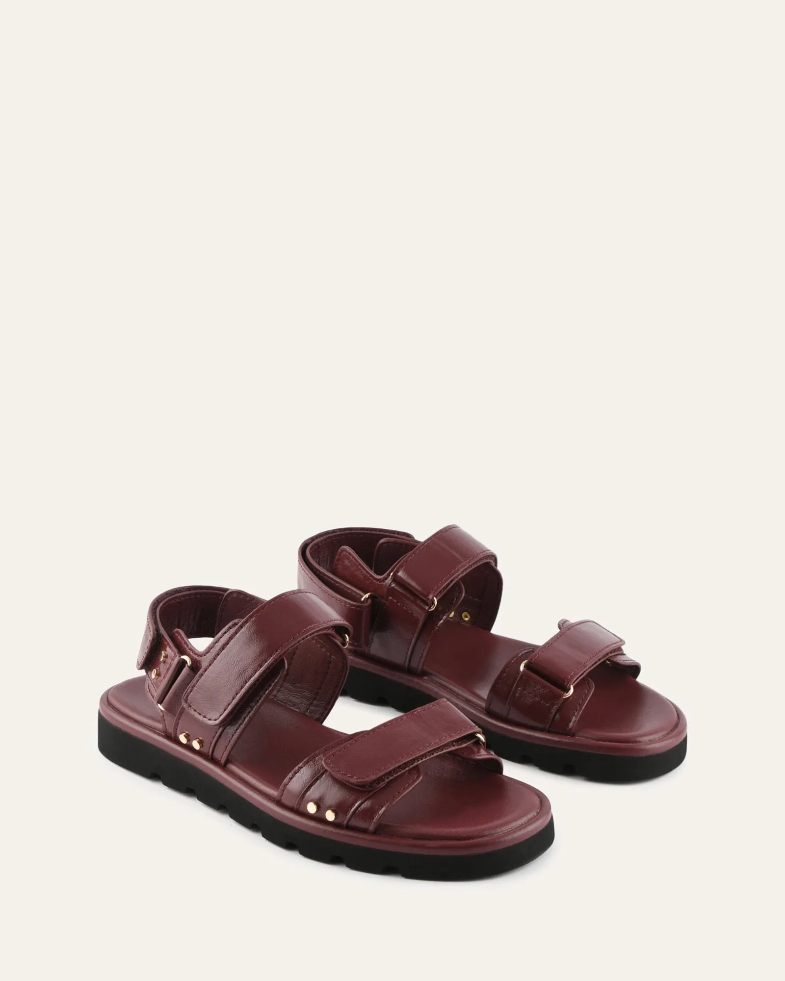 RUFUS FLAT SANDALS MULBERRY LEATHER sold by Jo Mercer product image thumbnail 2