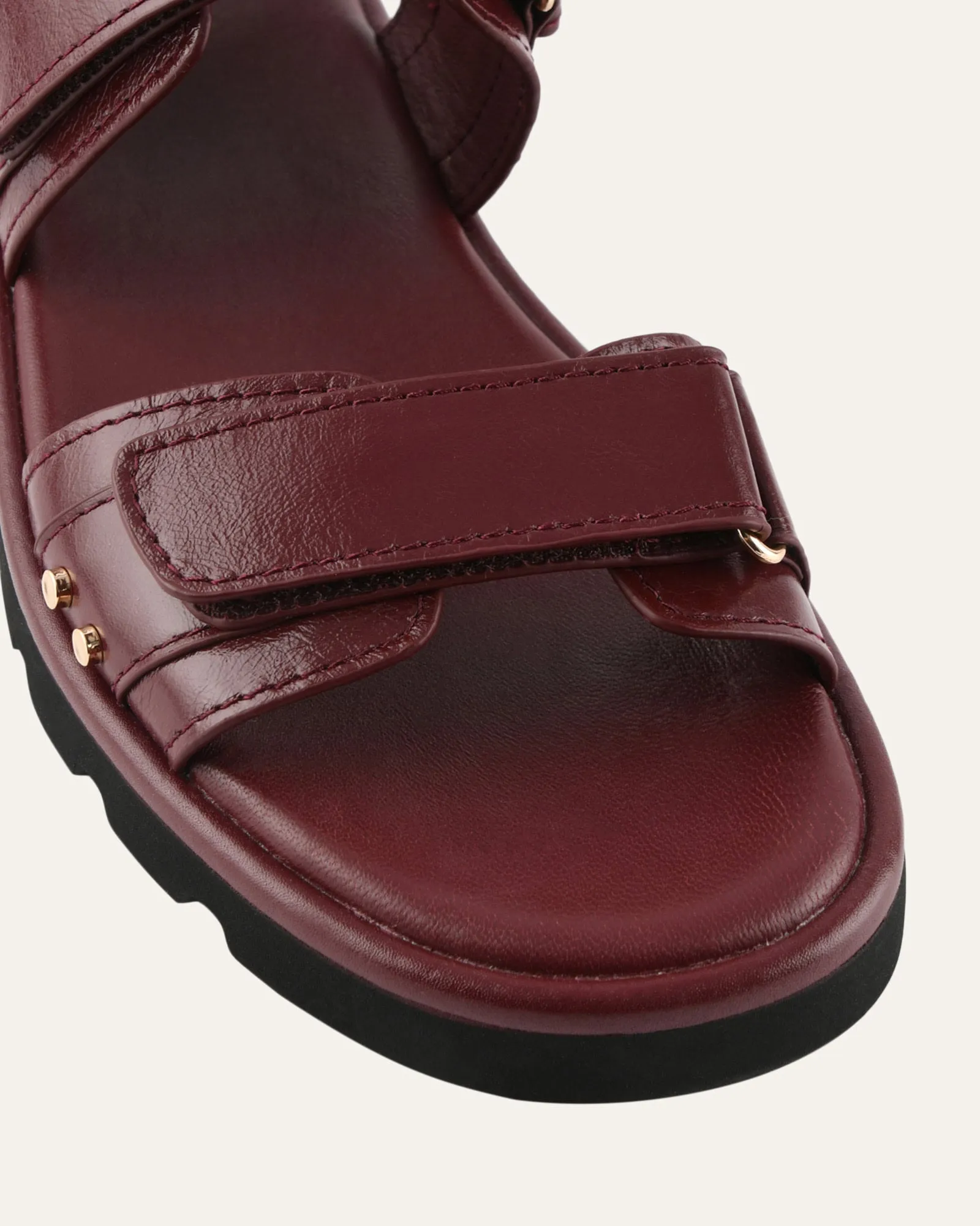 RUFUS FLAT SANDALS MULBERRY LEATHER sold by Jo Mercer product image thumbnail 3