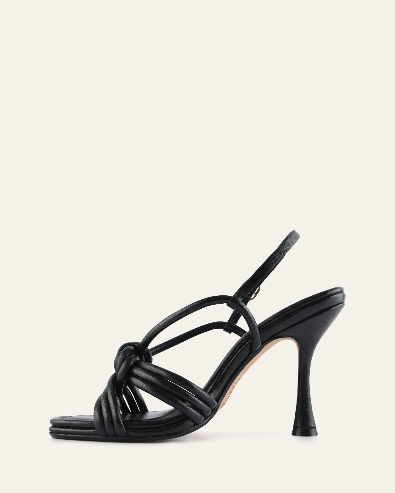 XANTHE MID HEEL SANDALS BLACK LEATHER sold by Jo Mercer product image thumbnail 5