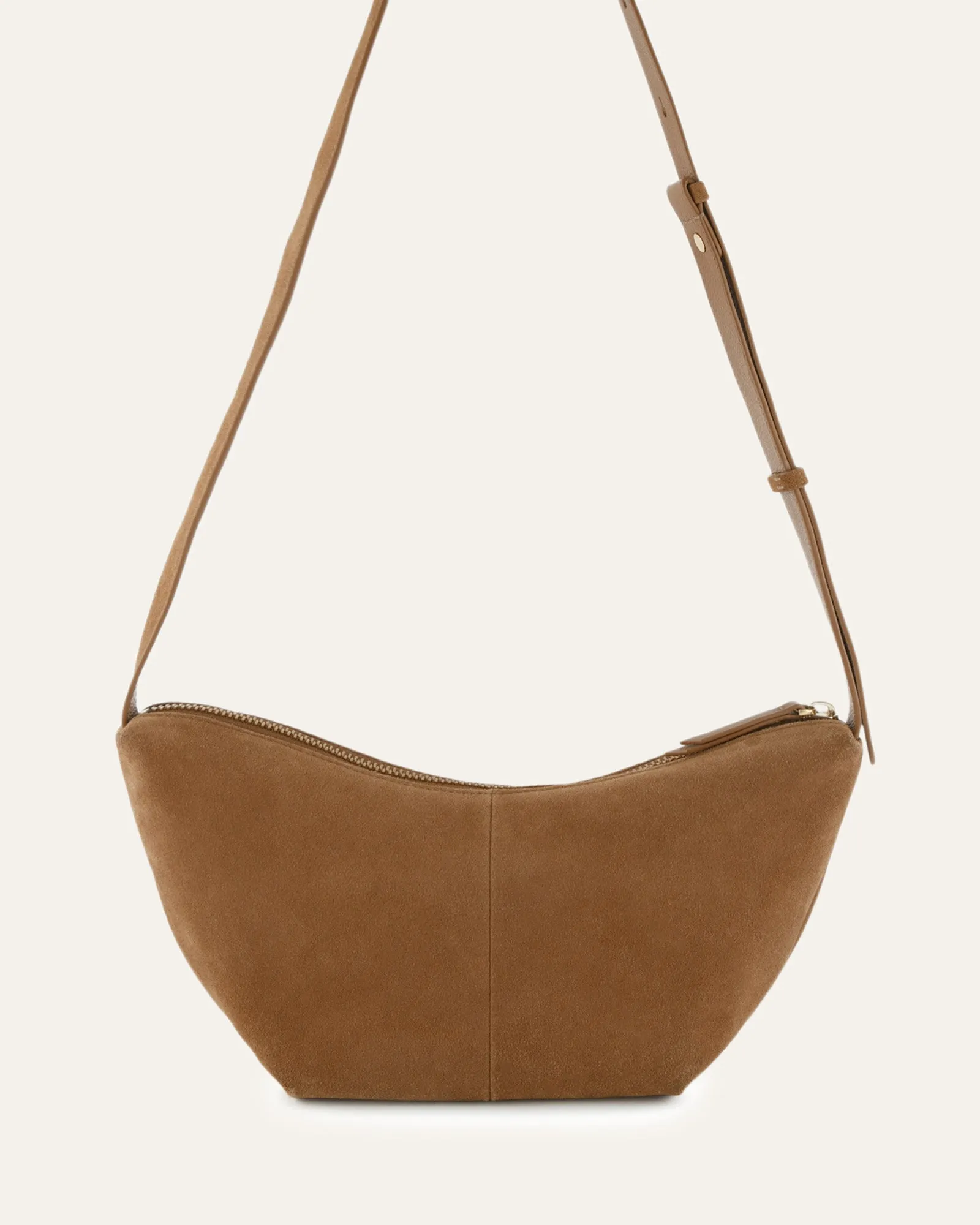 FLEET CROSSBODY BAG BISCUIT SUEDE sold by Jo Mercer product image thumbnail 4