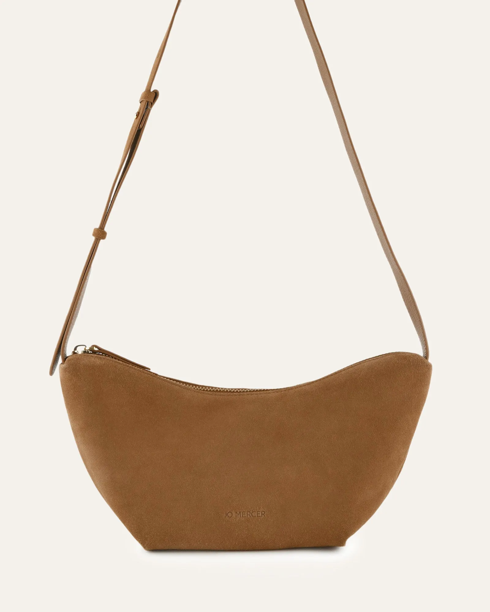 FLEET CROSSBODY BAG BISCUIT SUEDE sold by Jo Mercer