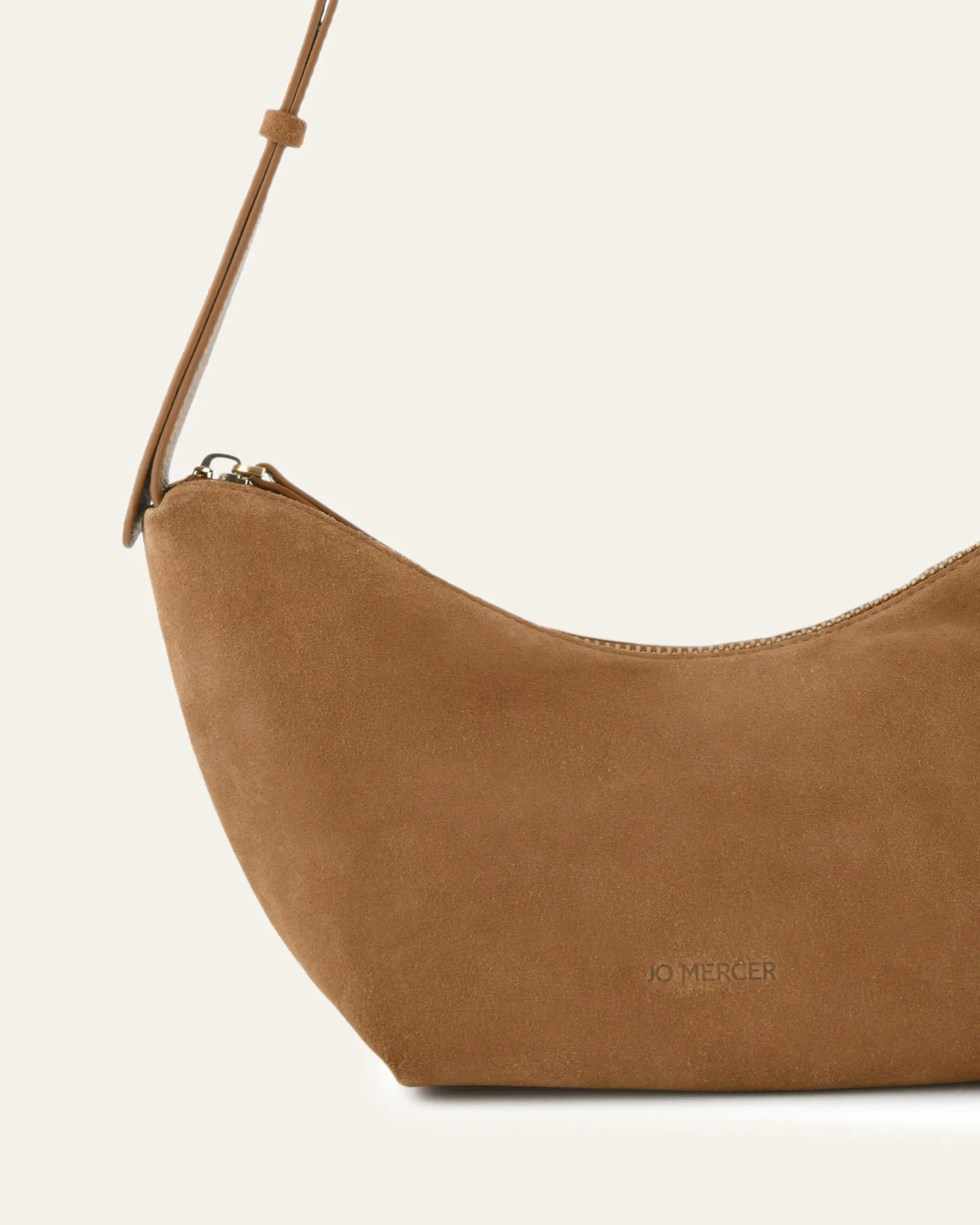 FLEET CROSSBODY BAG BISCUIT SUEDE sold by Jo Mercer product image thumbnail 3
