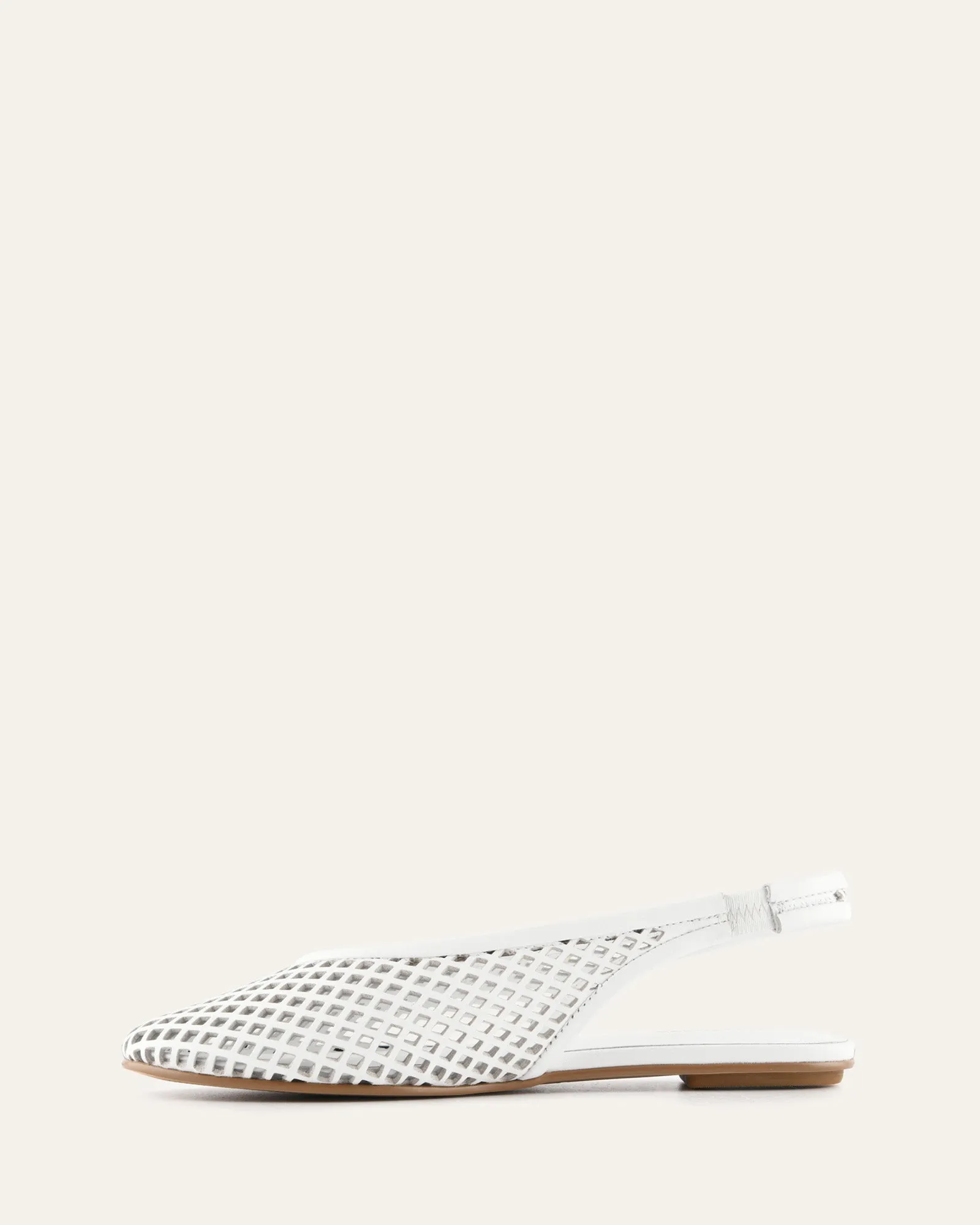 GINKO CASUAL FLATS WHITE LEATHER sold by Jo Mercer product image thumbnail 5