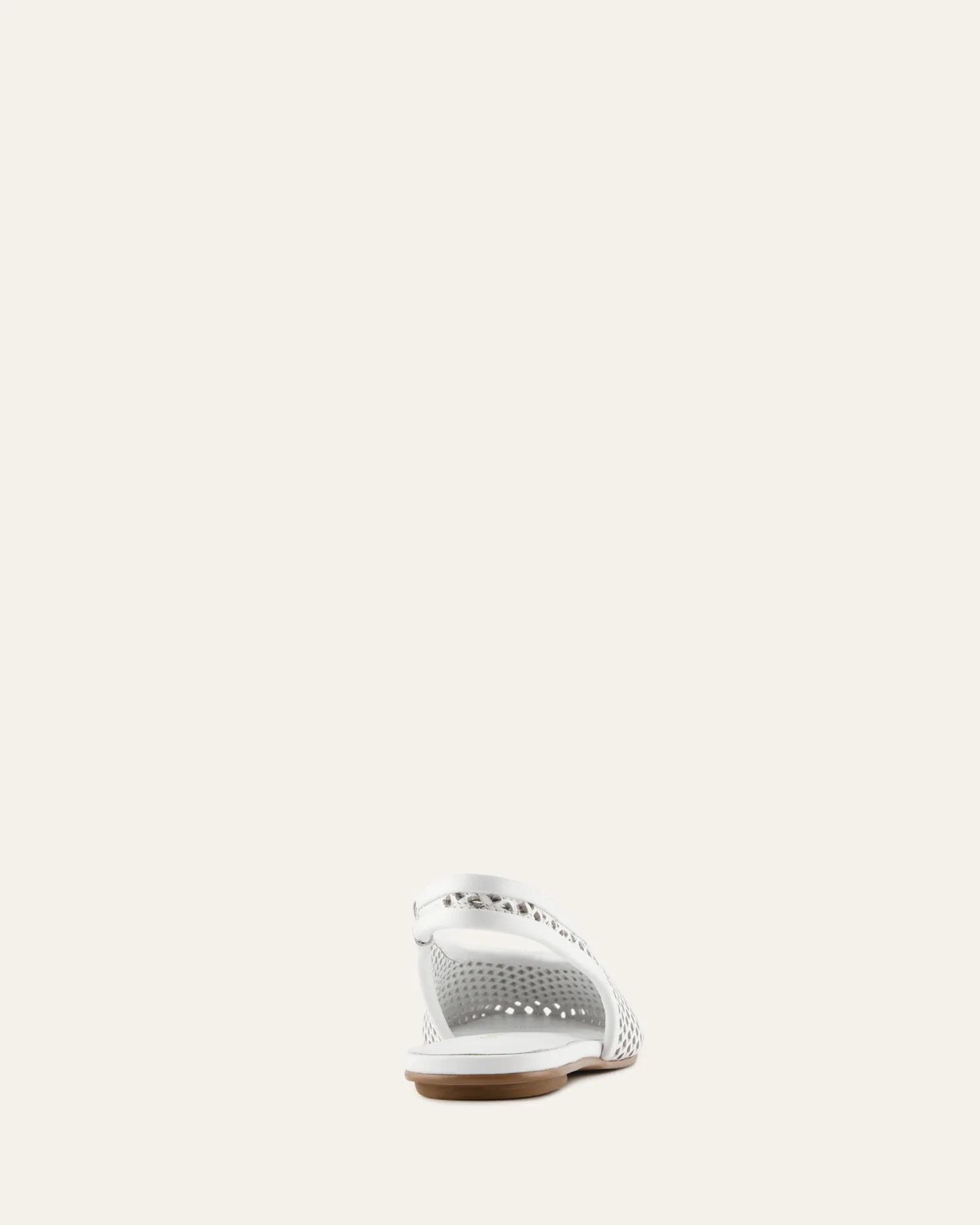 GINKO CASUAL FLATS WHITE LEATHER sold by Jo Mercer product image thumbnail 4