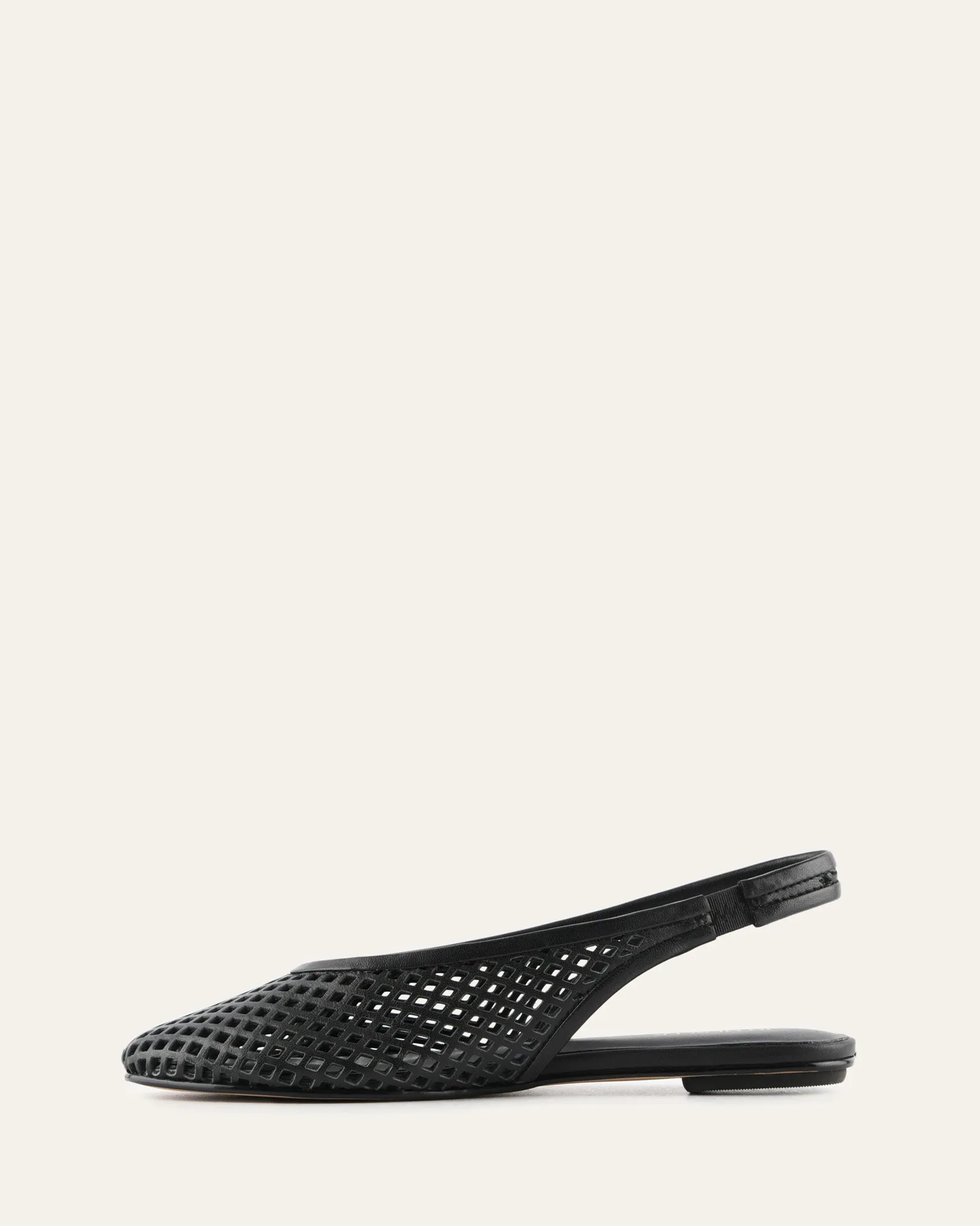 GINKO CASUAL FLATS BLACK LEATHER sold by Jo Mercer product image thumbnail 5