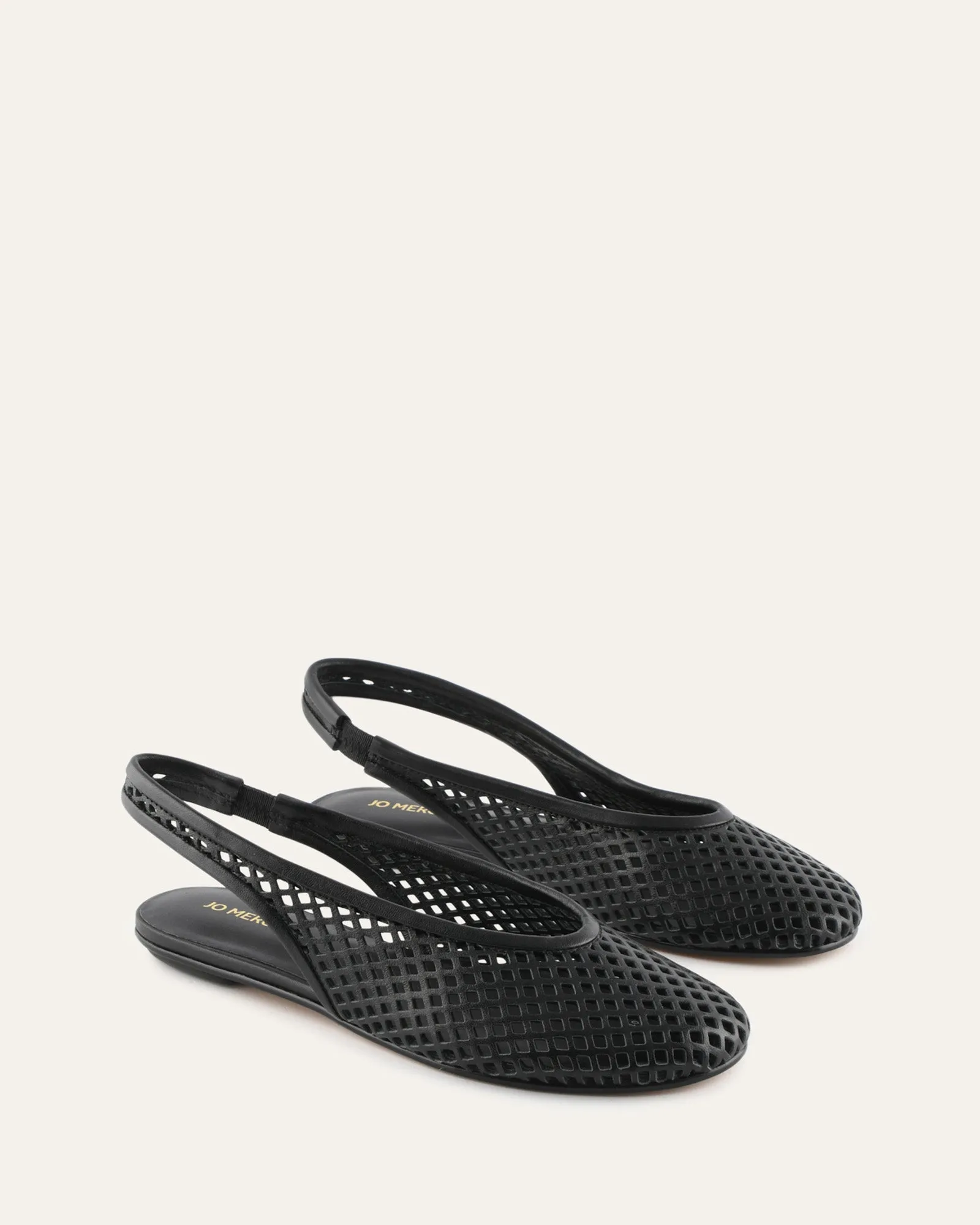 GINKO CASUAL FLATS BLACK LEATHER sold by Jo Mercer product image thumbnail 2